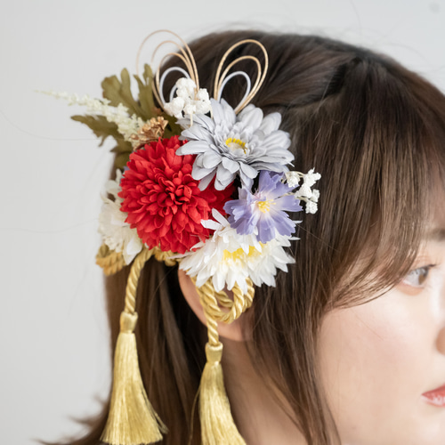 髪飾りつぶやきのページ♡ ベリーショート・ショートヘアーのヘッドパーツU】卒業式袴の桜