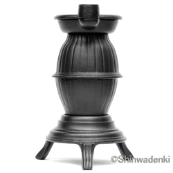 南部鉄器 香炉 茶香炉 だるまストーブ型 アロマポット オイルポット ストーブ 日本製 9枚目の画像