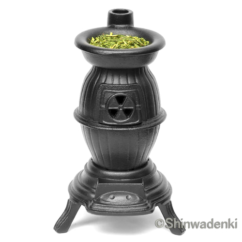 南部鉄器 香炉 茶香炉 だるまストーブ型 アロマポット オイルポット