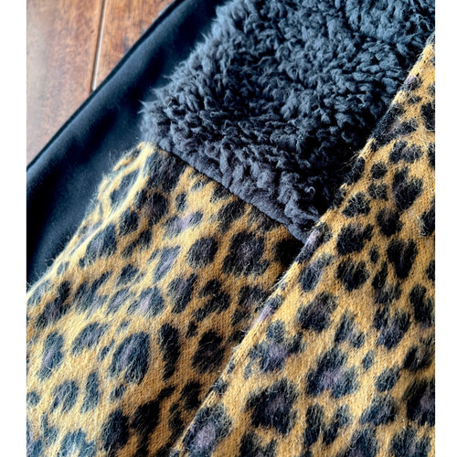 ❤️RATA❤️「ヒョウ柄ボアの超ロングストール❤️巻き方は自由
