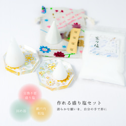 交換不要 盛り塩 セット 八角皿 風水オルゴナイト ＼リニューアル