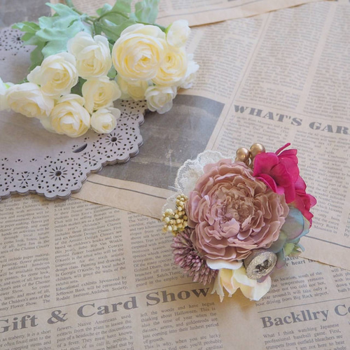 再販なし］コサージュ☆*...卒業 入学 セレモニースーツ用 コサージュ  