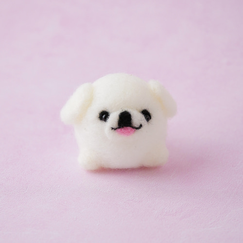 送料無料】羊毛フェルト ペキニーズ 羊毛フェルト ♡ron♡ 通販
