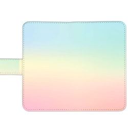 Android 他 iPhone 対応 フラップあり手帳型ケース ★虹色の空 YU 2枚目の画像