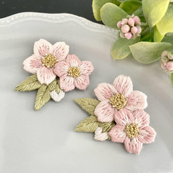 ［受注制作］桜の刺繍ブローチ＊b 7枚目の画像