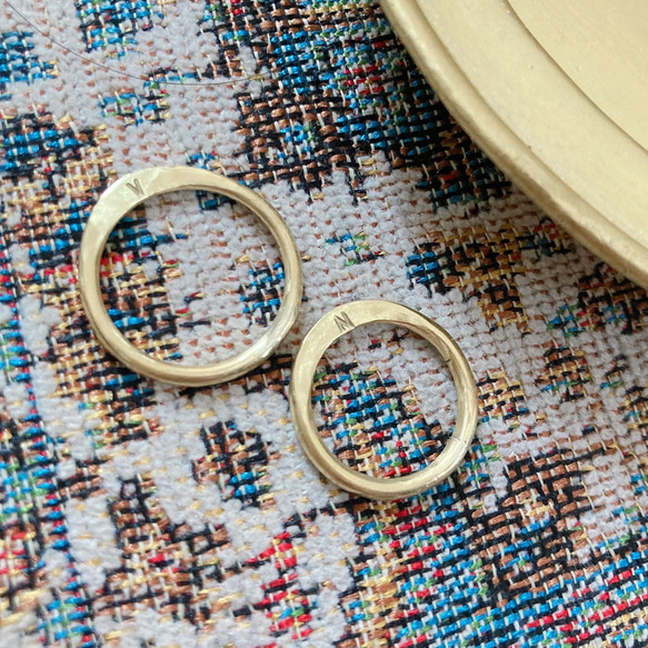 《刻印入り》pull ring オーダーメイドリング 4枚目の画像