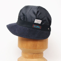 ピッコロライド・ストレッチフリース・浅型/ベージュ フリーサイズ UV たためる帽子 風に飛ばない帽子　 8枚目の画像