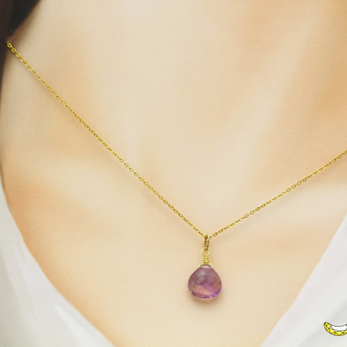 最高品質AAAAA アメトリン 極上 マロンカット 14kgfネックレス 2月・11