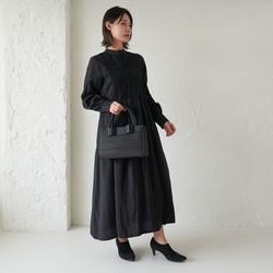 Morino Gakko 可愛黑色蕾絲連身連身裙 [黑色] 11/30 左右發貨，適合七五三入學典禮和畢業典禮、典禮場合 第5張的照片