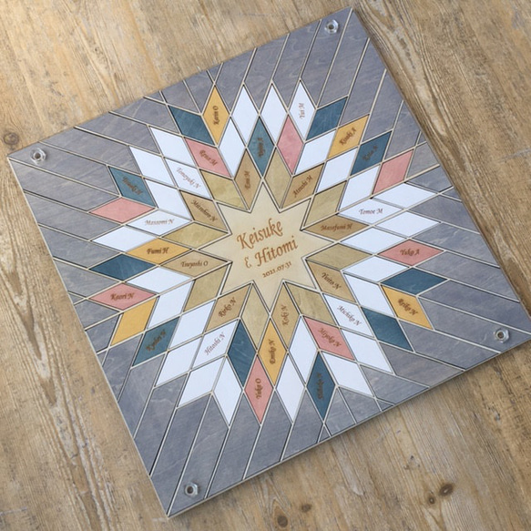 シャビーシックな結婚証明書 