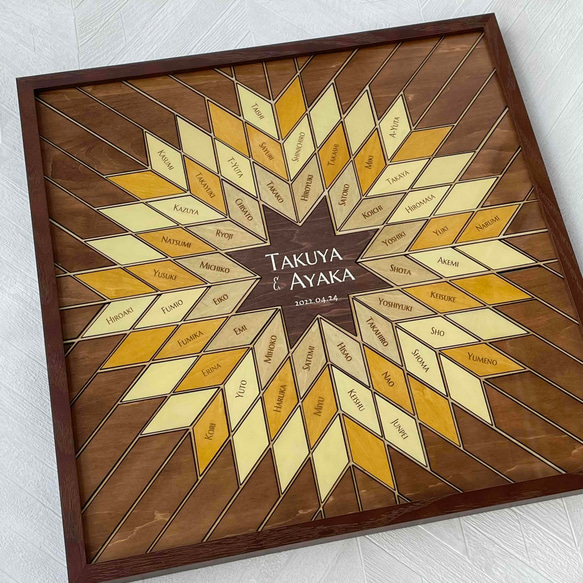 シャビーシックな結婚証明書 