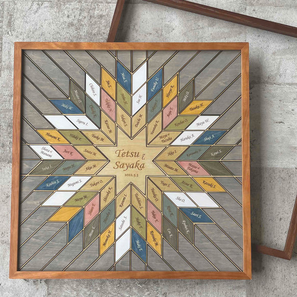 シャビーシックな結婚証明書 