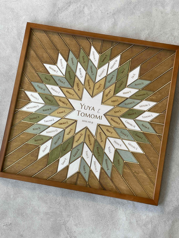 シャビーシックな結婚証明書 