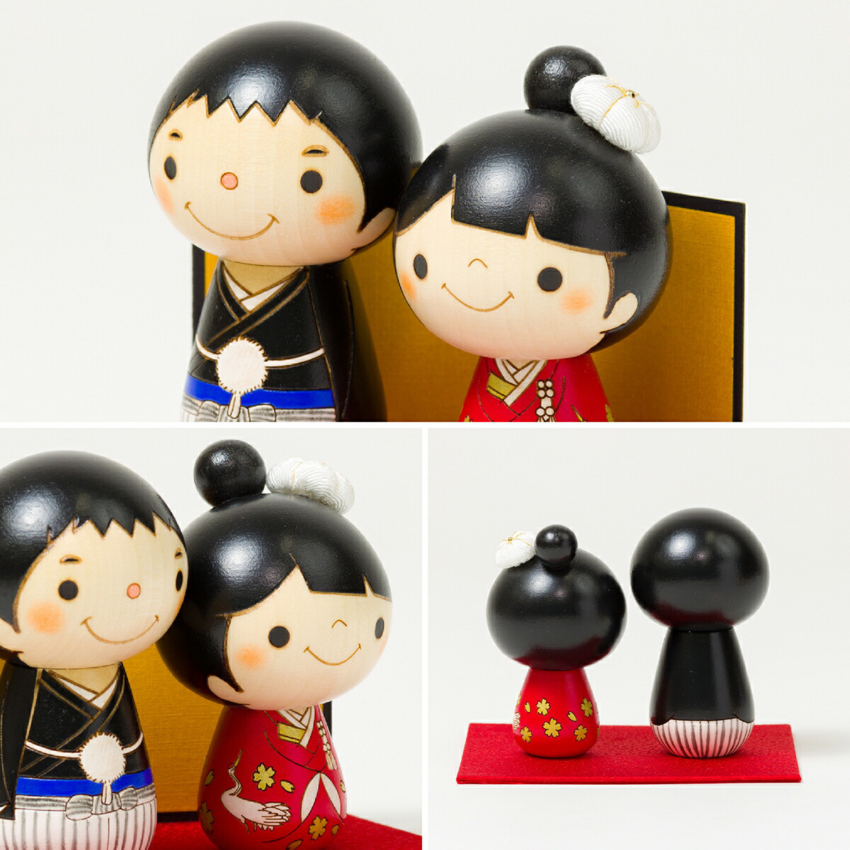 和装 ウェディング 赤【 こけし 】 プレゼント ギフト かわいい おうち時間　願い　暮らし stayhome 癒し