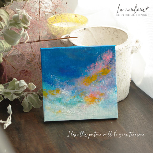 抽象画 空 C 絵画 La couleur 通販 11011750｜Creema(クリーマ)