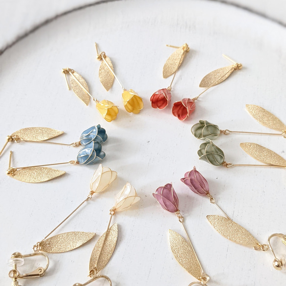 joli〜チューリップのピアス/イヤリング ピアス（その他） いちりん