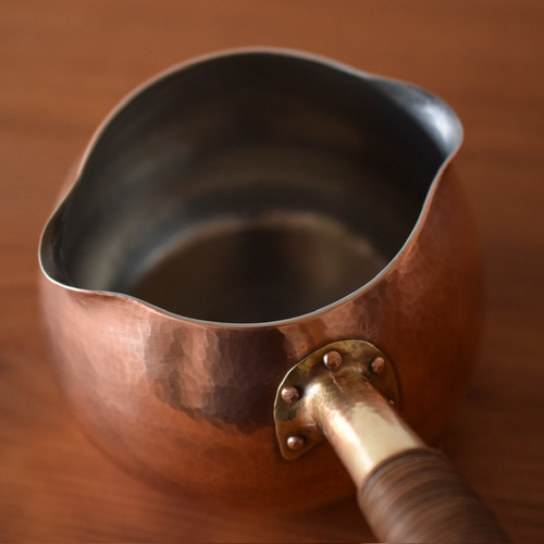 銅製のミルクパン（Mサイズ) ※受注品 鍋・土鍋 yurisuke 通販 11017656