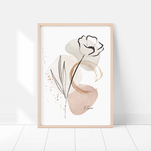 flower /インテリアポスター アートポスター A5 （サイズアップ可