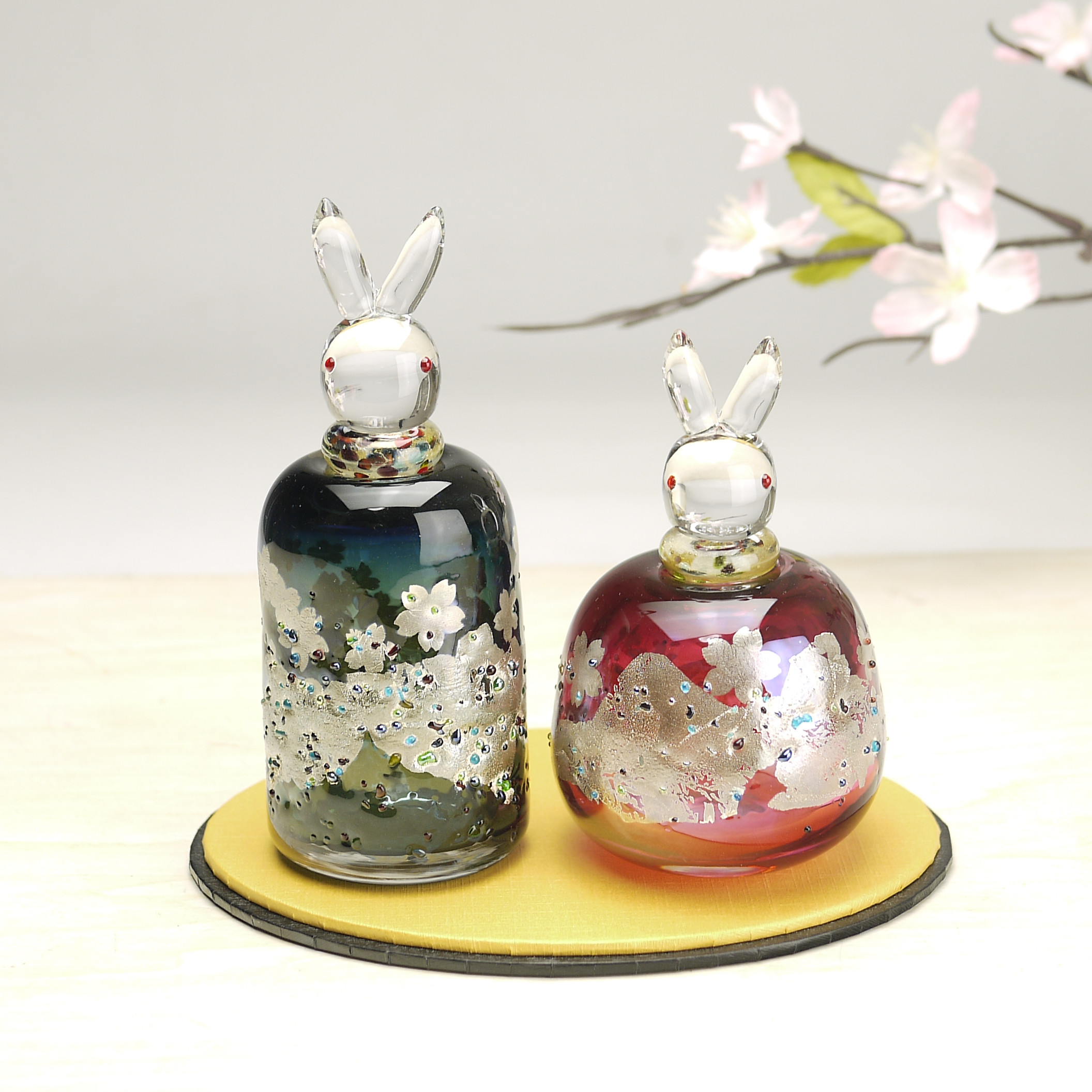 うさぎ雛　銀桜 C