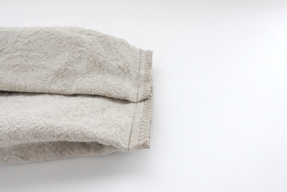 リネンのティッシュカバー（キナリ） 7枚目の画像