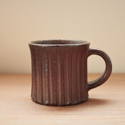 青備前 面取マグカップ【1点限定】【備前焼】 マグカップ トトクマ舎