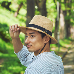 ベイリー Bailey 中折れ つば広 麦わら帽子 アウトドア 59cm [UK-H098