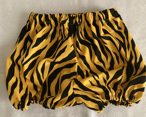 送料無料》ハンドメイド かぼちゃパンツ 節分 鬼のパンツ 虎の