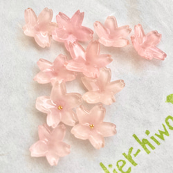 サークルブローチ•ふんわりピンクの桜 11枚目の画像