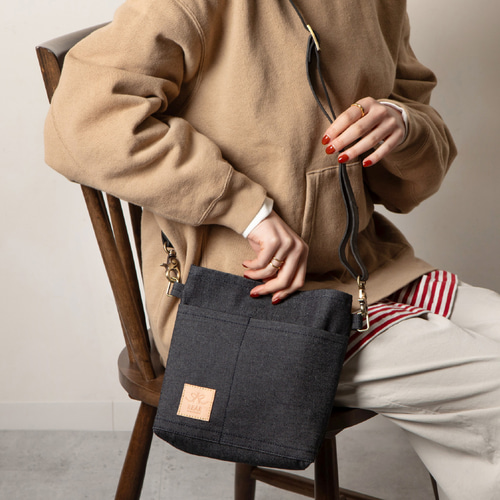 デニム バッグ サコッシュ ボディバッグ ショルダーバッグ 岡山デニム