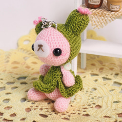 d*7様 サボテンさんの編みぐるみキーホルダー〇 d*7様 サボテンさんの編みぐるみキーホルダー〇 ぬいぐるみ・人形・置物