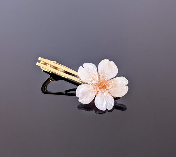 【受注制作】Everpink Sakura. 本物のお花　厳選した桜だけで仕上げるネクタイピン/タイピン　メンズ 5枚目の画像