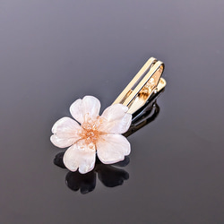 【受注制作】Everpink Sakura. 本物のお花　厳選した桜だけで仕上げるネクタイピン/タイピン　メンズ 4枚目の画像