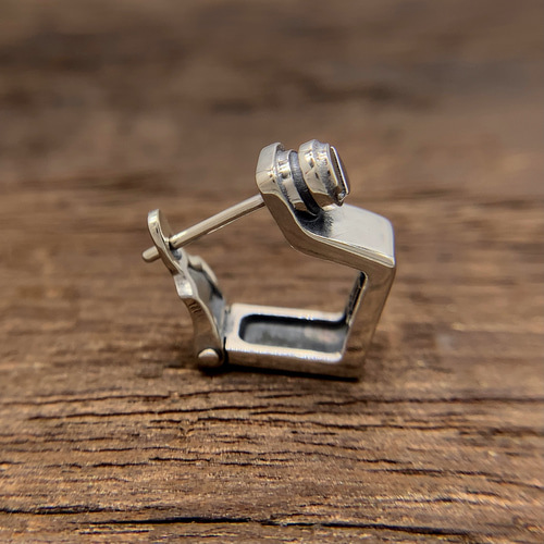 シルバー925 フープピアス メンズ オーダーメイド