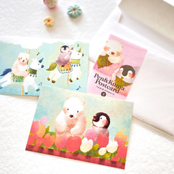 ぺん＆くまポストカード［うららかセット］5枚入り ポストカード