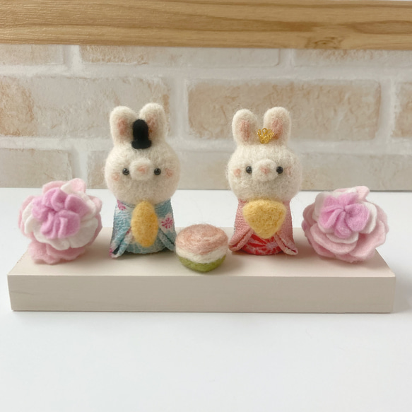 羊毛フェルト：ひなまつり。春を呼ぶつるし飾り その他