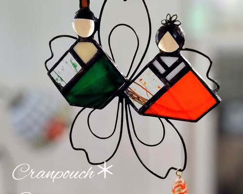 お雛様 A5 吊るし雛【ステンドグラス】ガラス おひなさま 桃の節句 雛