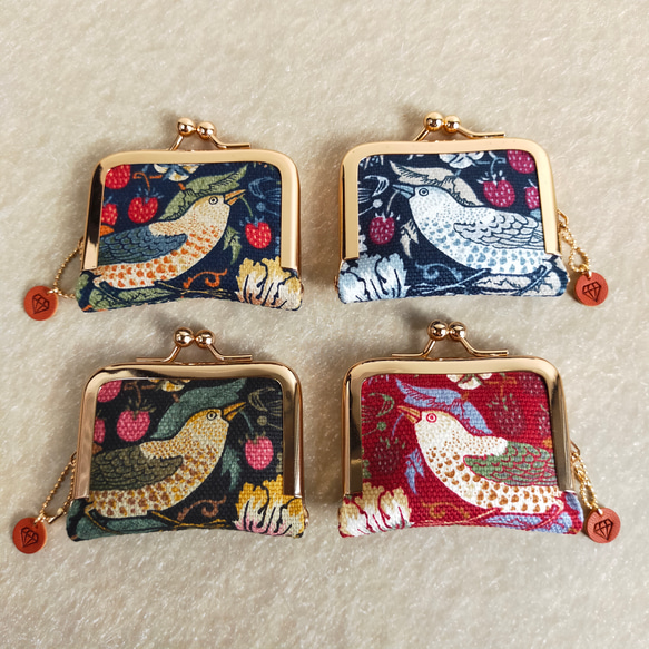 《特集掲載》【鳥さんブラック】全４色　アクセサリーケース携帯用（小）〔多機能ミニマム〕〈セミオーダーメイド〉 14枚目の画像
