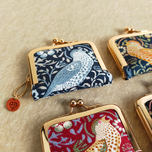 メルマガ＆特集掲載》【鳥さんネイビー】全4色 アクセサリーケース