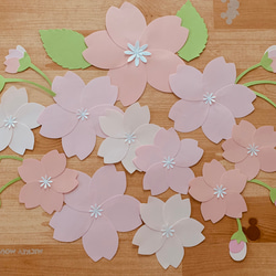 壁面飾り【桜】春　3月　4月　 3枚目の画像