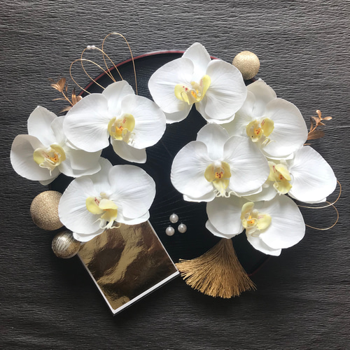 Silk Hana】No.15 菊の花のヘアコーム コーム Silk Hana 通販