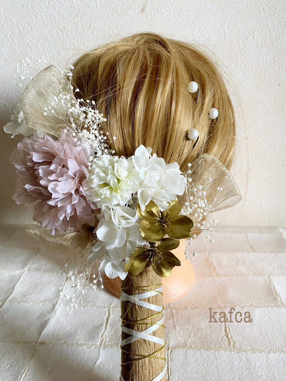 ローポニーテール シリーズ 1★結婚式 成人式 ウェディング ヘッドドレス 髪飾り
