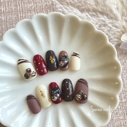 チョコ。 ネイルチップ 9bab0d65ebe61e541ad8b89bc61251