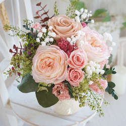 ＊*..華やかピンクローズアレンジ..＊°.プリザーブドフラワー 華やかピンクローズアレンジ～プリザーブドフラワーアレンジメント