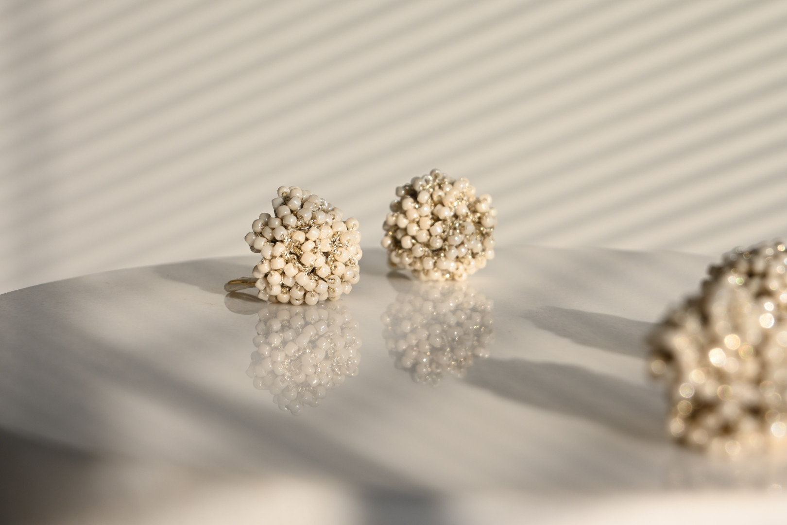 マジックフラワーピアス