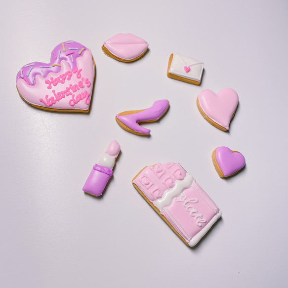 【バレンタイン限定】とろけるハートのアイシングクッキー 4枚目の画像