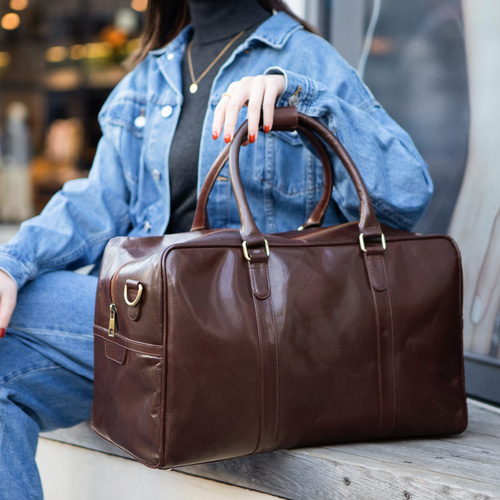 ボストンバッグ美品 （MCM 大型ボストンバッグ 美品 （【MCM
