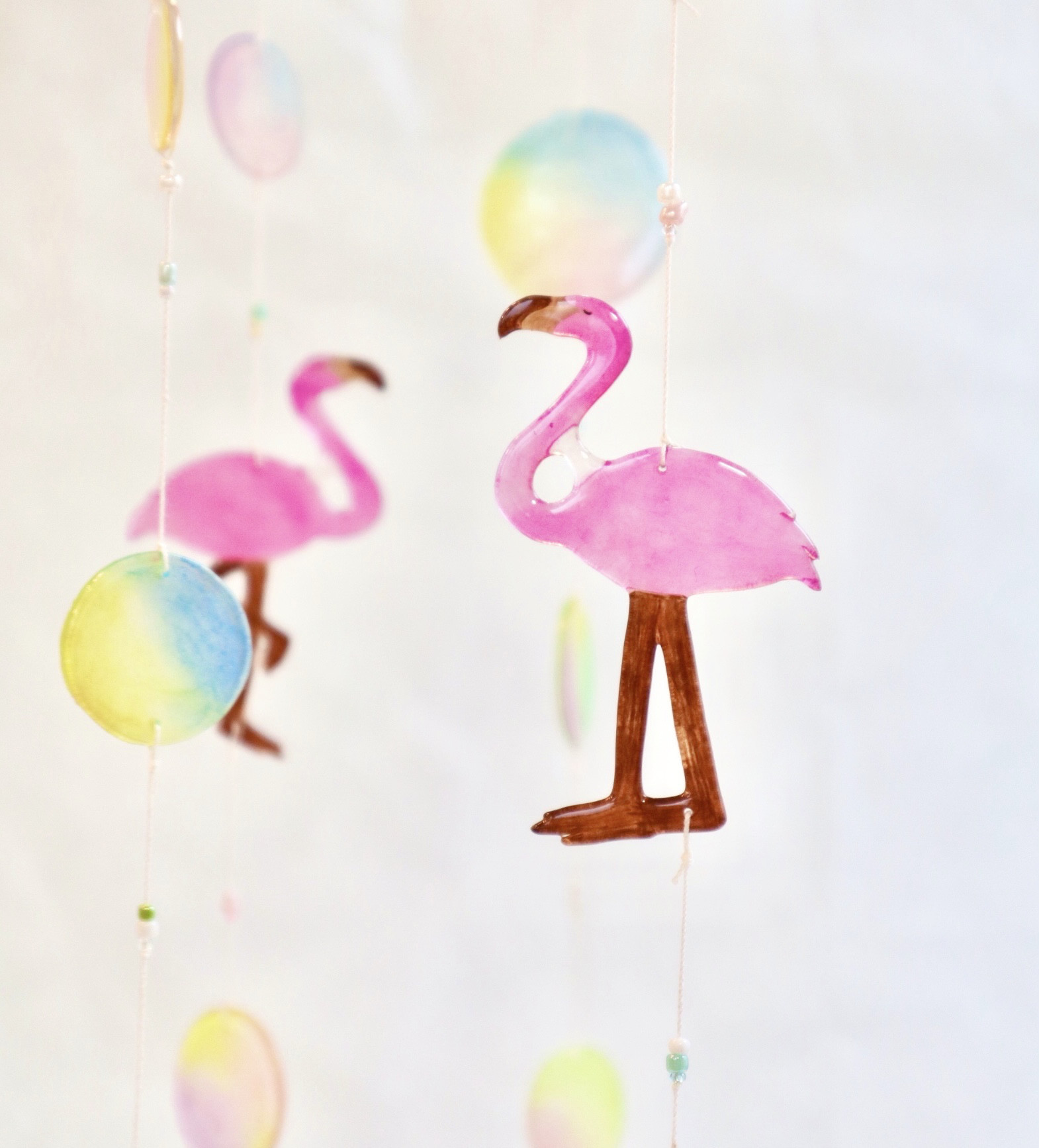 モビール・フラミンゴとシャボン玉《特集掲載》