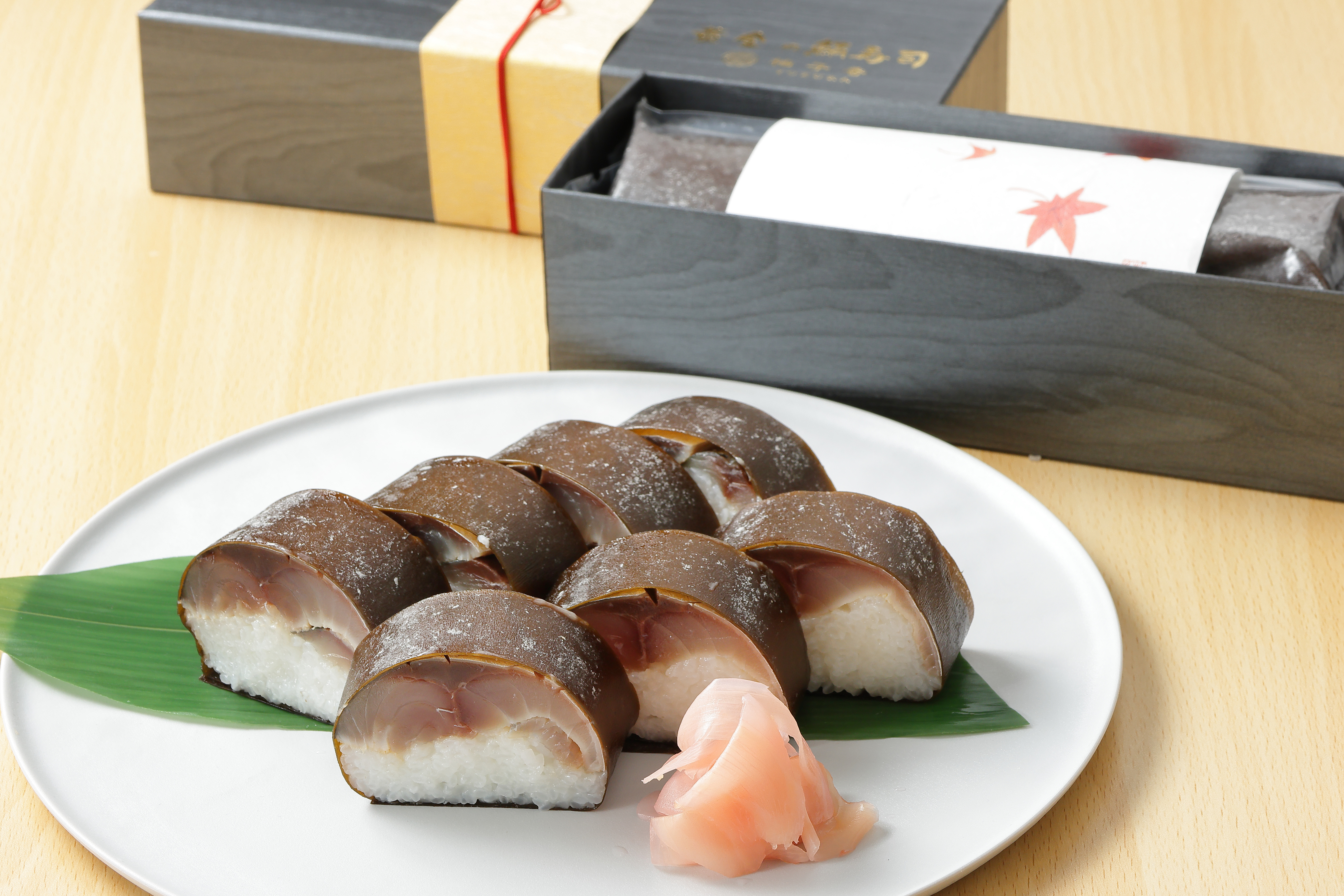 お勧めギフト　宮城県・石巻産「金華鯖」の一汐鯖を京料理の伝統の技で仕上た『金鯖寿司』をご賞味下さい！