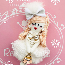 グリーンアイのもえちゃん　ドールチャーム　バックチャーム　ハンドメイド グリーンアイのもえちゃんドールチャームバックチャームハンドメイド