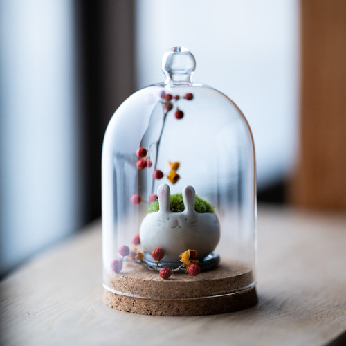 まるうさぎ（大）-moss pet-【数量限定】 その他インテリア雑貨
